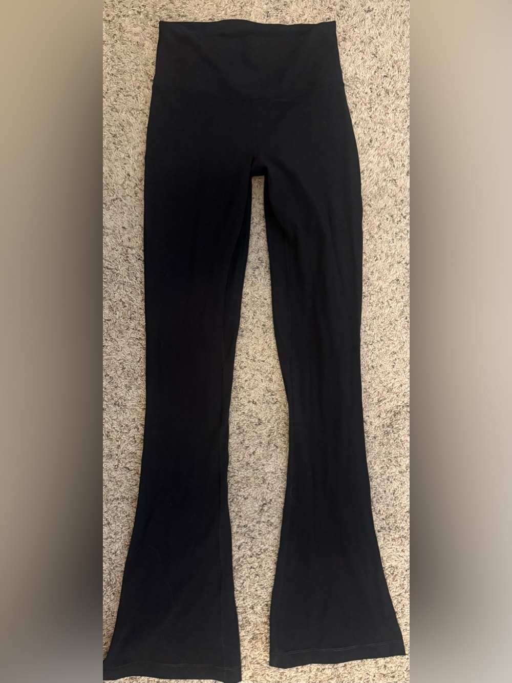lululemon athletica Black Flared Yoga Pants